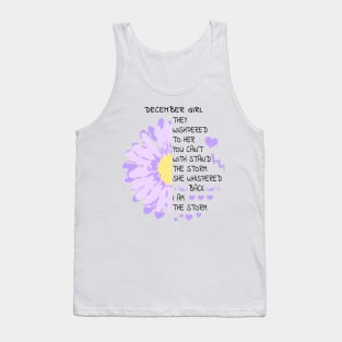 flower for december girl Tank Top